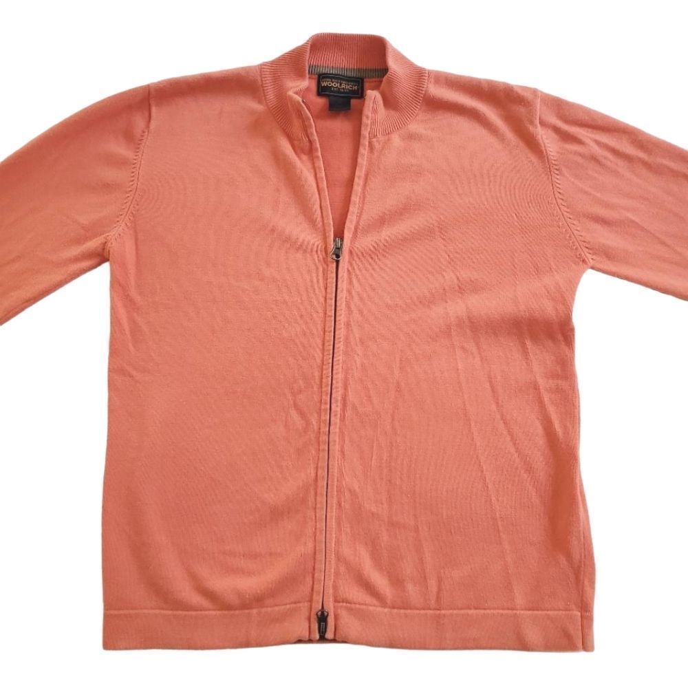 Vintage Woolrich Vintage Full Zip Peach Cardigan Sweater Women's Size Medium